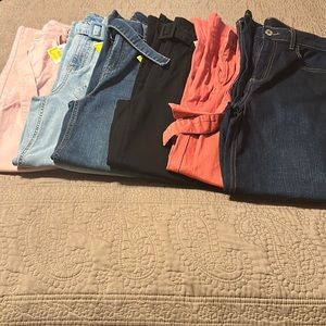 Time and Tru Ankle Pants! Four Pair NWT and Two Like New